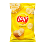 Delicious Lay’s Potato Chips, Classic, 8 oz Bag