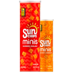 SunChips Minis, Garden Salsa Flavored Canister, Multigrain Chips, 3.75 oz Canister