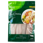 Fresh Brand – Wild Caught Pacific Whiting Skin-On Fillets Value Pack, 2 lb (Frozen)