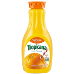 Nutrition Tropicana Orange Juice, No Pulp, 52 Fl Oz