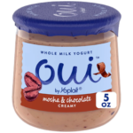 Oui by Yoplait Mocha & Chocolate Whole Milk Yogurt, French Style Yogurt Snack, 5 OZ Glass Yogurt Jar