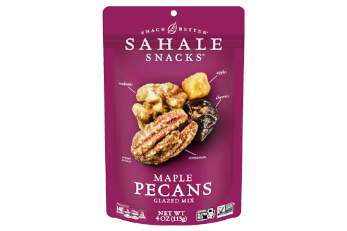 Sahale Snacks Maple Pecans Glazed Mix, Gluten-Free Snack, 4-Ounce Bag